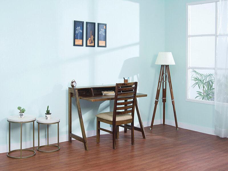 Hugo Study Table with Wooden Chair
